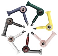 Nouveau Sèche-cheveux ionique sans pales à moteur DC sans balais, affichage LCD, fixation murale, 1700W, 3 vitesses, silencieux, super haute vitesse, pour hôtel et extérieur