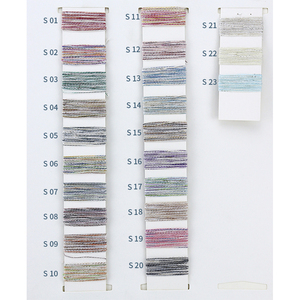 1/6.5NM rainbow Summer Cool <strong>Hemp</strong> Magic <strong>Color</strong> Bright Silk <strong>Yarn</strong> 18% Cotton 17% Nylon 51% Polyester Blended <strong>Yarn</strong> - Product Image 6