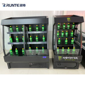 Refroidisseur vertical mince refroidissant le réfrigérateur commercial de <span class=keywords><strong>boisson</strong></span> d'affichage en verre d'<span class=keywords><strong>armoire</strong></span> de boissons d'énergie pour le magasin - Product Image 3