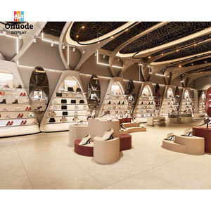 Fashion Shoe Display Racks | <b>Wall</b>-Mounted Shoe <b>Cabinets</b> & Sneaker Island Stand | Custom Retail Fixtures Factory - Product Image 5
