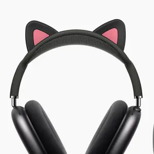 Personalize bonito capa de orelhas de gato, design para airpods max, capa de fone de ouvido para airpod max