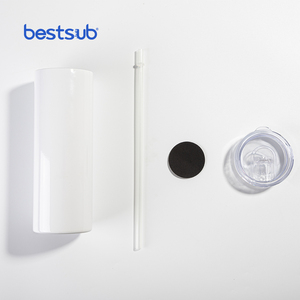 Prêt à expédier <span class=keywords><strong>BestSub</strong></span> Vente en gros Gobelets isothermes à double paroi de 600 ml en acier inoxydable vierges pour sublimation, Tasses minces à sublimation - Product Image 6