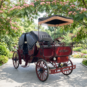 Factory Price Luxury Sightseeing Electric With <b>Sunshade</b> <b>Canopy</b> Carriage High-End Fashion Sightseeing Horseless Carriage - Product Image 1