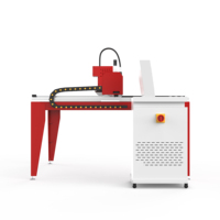 Machine de découpe laser à fibre modèle 1300x1300, haute précision, faible bruit, faible coût d'entretien, logiciel CNC pour la laiton et l'IA