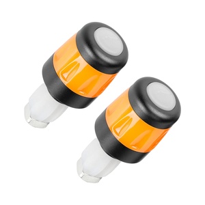 1 Ensemble de feux de signalisation LED pour extrémité de guidon, avec couvre-guidon en caoutchouc, port USB et connecteur de poignée, pour vélo et trottinette, faisant office de feux de position latéraux - Product Image 6