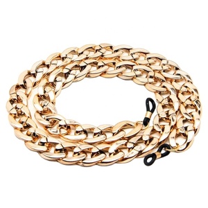 Fabbrica diretta Oem cordino in oro cinturino <span class=keywords><strong>per</strong></span> occhiali in <span class=keywords><strong>plastica</strong></span> cordino <span class=keywords><strong>per</strong></span> occhiali da sole personalizzato supporto <span class=keywords><strong>per</strong></span> catena in acrilico <span class=keywords><strong>per</strong></span> occhiali - Product Image 1