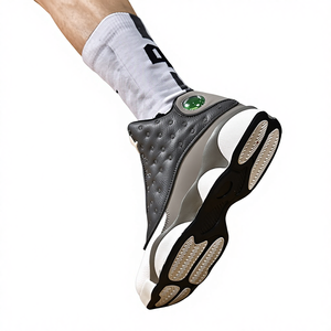 Tênis de Basquete de Verão com Cabedal em Microfibra e Malha, Solado de Borracha Antiderrapante, Cadarços Frontais - Product Image 6