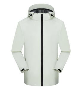 Chaqueta de senderismo húmeda y cálida a prueba de viento, cortavientos deportivo informal con logotipo personalizado, forro de malla para exteriores, chaquetas ligeras de invierno para hombres - Product Image 3