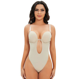 Faja Moldeadora al por Mayor: Body Invisible con Tanga y Escote Pronunciado en U para Levantamiento de Glúteos - Product Image 4