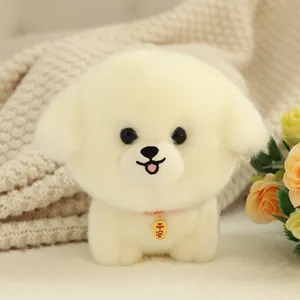 Venda quente pelúcia cachorrinho bonito é um brinquedo animal marrom adequado para brinquedos macios do bebê das crianças