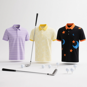 Camisa de Golf Formal de Poliéster y Elastano con Estampado Digital Personalizado con Logotipo 2025, Protección Solar UPF 50, Secado Rápido, Talla Grande - Product Image 6