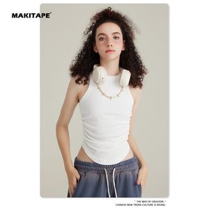 BEN710 Custom Logo Summer Heavyweight 315GSM Ladies Vest Womens Crop <b>Tank</b> <b>Tops</b> Sleeveless <b>Racerback</b> Crop <b>Top</b> - Product Image 3