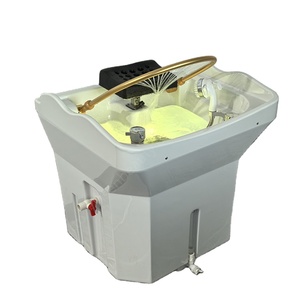 Lavabo Portátil para Champú Kisen con Estándar Estadounidense, Europeo, Australiano y Británico, Lavabo para Spa Capilar, Tazón para Salón, Máquina para Lavar el Cabello con Tanque de Almacenamiento y Calentador de Agua - Product Image 1
