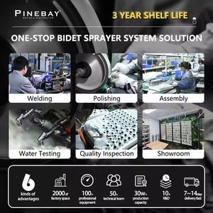 PINEBAY Best Price Gold Magnetic <strong>ABS</strong> Toilet <strong>Bidet</strong> Set Durable Handheld Shower Sprayer Bathroom <strong>Shattaf</strong> - Product Image 4
