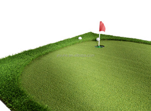 Approvisionnement d'usine Portable Mini Golf Putting Green Tapis Gazon Tapis 50mm Pile Étanche Intérieur Golf Gazon Artificiel pour Arrière-cour - Product Image 5