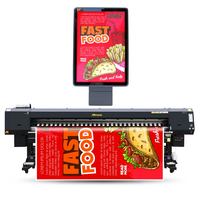 Impresora solvente ecológica de gran formato para uso en exteriores, máquina de impresión de papel fotográfico, carteles flexibles, 3,2 m/10 pies, suministro directo de fábrica