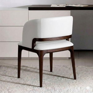 Fauteuil rembourré en teck, chaise d'appoint moderne pour salle à manger, restaurant, hôtel, villa, fabricant de meubles en Indonésie - Product Image 3