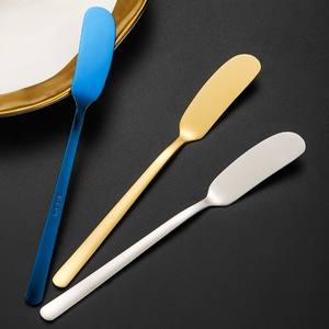 Couteaux à beurre en acier inoxydable de qualité 304, essentiels pour la cuisine, pour trancher le beurre et étaler la confiture sur les toasts pour le petit-déjeuner - Product Image 1