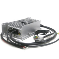 Chargeur embarqué pour véhicule électrique, entièrement étanche IP67, batterie lithium 72V, 1,2 kW, efficacité 93%, certifié CE, entrée 90-265 VAC