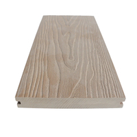 Planches de terrasse en composite WPC solide, co-extrudées, à grain de bois 3D embossé, antidérapantes, pour terrasse extérieure, piscine