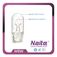 Produits en gros NAITE, ampoule halogène W5W 12V 5W W2.1*9.5d, accessoires extérieurs pour voitures