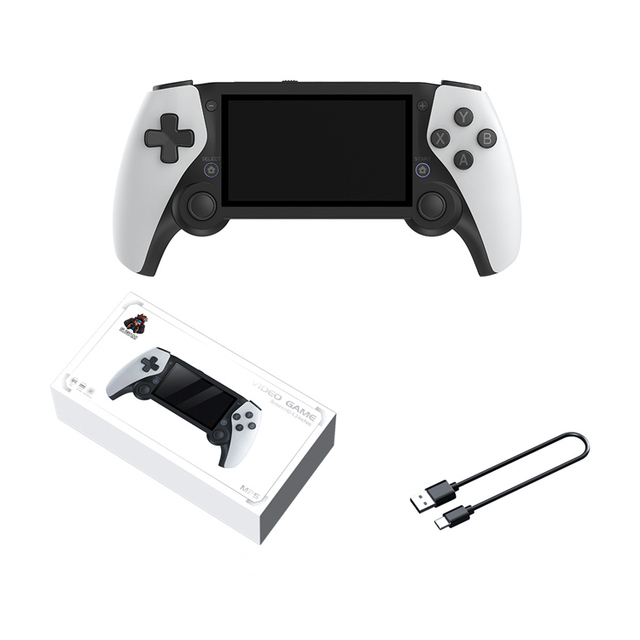 M25 Handheld Game Console 4.3" Screen Portable Video Game Player with 128GB TF Card for PSP