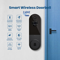 Vente directe d'usine caméra sans fil visuelle HD vision nocturne WiFi faible consommation d'énergie surveillance d'interphone de reconnaissance humaine à domicile