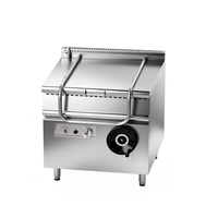 Matériel de cuisine de grande capacité pour la restauration, poêle à braiser inclinable au gaz commercial, poêle à frire en acier inoxydable pour la cuisine