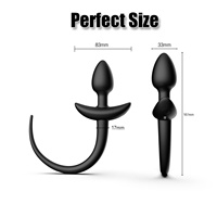 Plug anal vibrant en forme de queue de chiot pour hommes et femmes, jouet sexuel pour la masturbation et les jeux de rôle SM