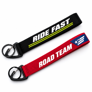 Wholesale Tag <b>Key</b> Lanyard Short Keychain Motorcycle Wrist Lanyard Keychain With Logo Custom Hook - Product Image 1