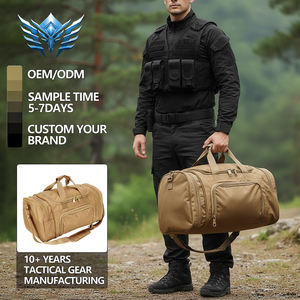 Sac de sport pliable léger et imperméable, sac de voyage portable pour week-end ou nuitée avec compartiment à chaussures pour bagage à main - Product Image 1