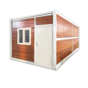 Mobiele 20 Ft Opvouwbare Geprefabriceerde Container Huis Prefab Draagbare Opvouwbare 40ft Thuiscontainer Te Koop