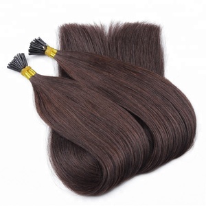 Extensiones de Cabello Humano Indio Pre-Adheridas con Punta en I, Color Marrón 2019, Hechas a Medida, 2 Gramos por Tira, de 10 a 30 Pulgadas - Product Image 3