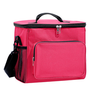 Large Capacity Camping cooler Shoulder Bags With Insulated Lunch Box Custom Logo thermal Cooler Bag for outdoor picnic