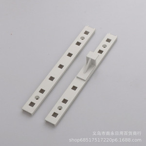 Plastic Refrigerator Door Mount Display Rack Adjustable <b>Hook</b> Buckle <b>Clip</b> With Large <b>Hooks</b> For Beverage Storage Compartment - Product Image 2