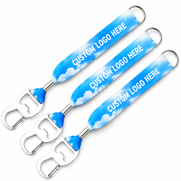 Cordon porte-bouteille en polyester durable et écologique avec ouvre-bouteille et boucle de sécurité détachable, prix usine BSBH