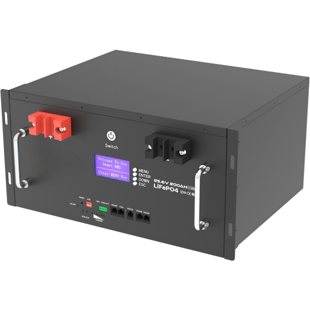 Home and Commercial Use 51.2v Lifepo4 Lithium Battery 48v 100ah 5kw 200ah 10kw  280ah 300ah 15kw Rack Mounted  Lithium Battery