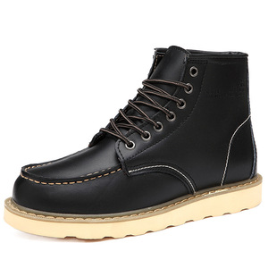 Botas Casuales de Verano para Hombre, con Costuras, Punta Redonda, Forro de Piel Sintética, Botas de Nieve Sencillas y a la Moda - Product Image 2