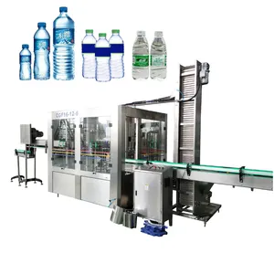 Mini planta embotelladora de agua Mineral Industrial, precio de suministro de fábrica automático