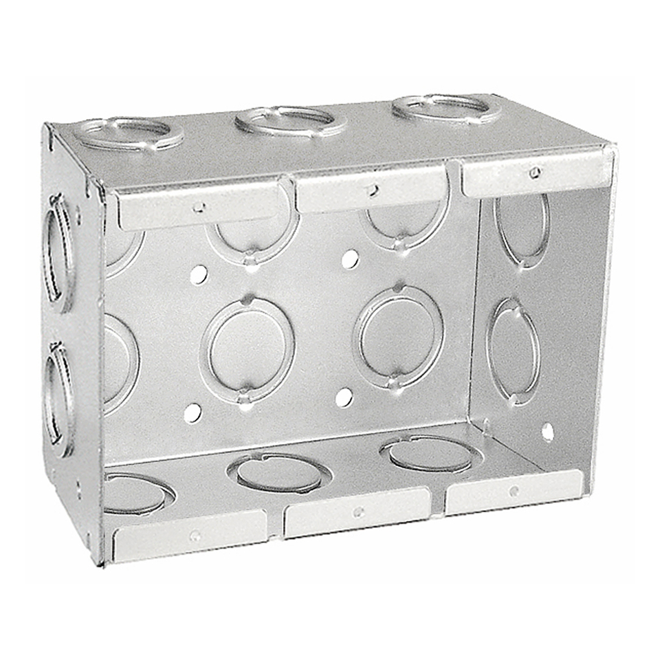 3-GANG Available Galvanized Steel Rohs Approved Masonry Box Durable ...