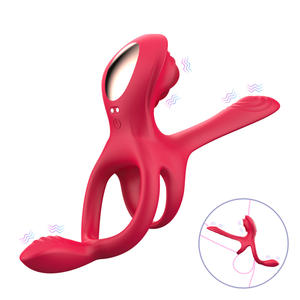 गुलाब हस्तमैथुन वयस्क उत्पादों खिलौना आनंद जोड़े जो क्लिटोकल उत्तेजना जुनून साझा करता है पुरुषों के लिए ठीक रिंग वाइब्रेटर - Product Image 3