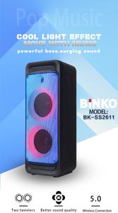 Vente en gros 12 pouces basse chariot radio haut-parleur dent bleue sans fil rvb haut-parleur dent bleu clair grand haut-parleur dent bleu pour la fête - Product Image 6