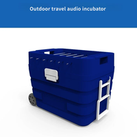 Glacière portable moderne de 40 L grande capacité avec roues, maintien de la glace jusqu'à 3 jours pour le camping et l'utilisation en voiture (aliments et canettes)