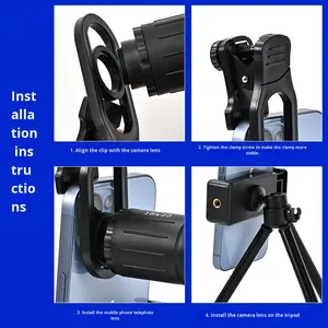 Haute définition 18-36x PMMA téléobjectif Mobile OEM Zoom manuel télescope de Concert grand Angle photographie extérieure téléphone caméra - Product Image 6