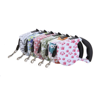 En Nylon Corde Chien Laisse Corde De Traction Pour Animaux de compagnie Chien Articles Automatique Télescopique Rétractable Laisses