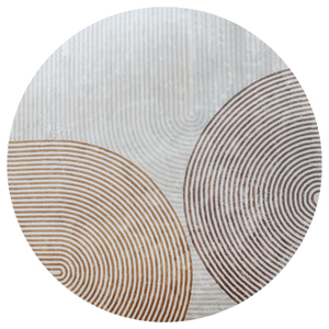 Round Rugs Modern <strong>Stripes</strong> Design Manufacturer NO MOQ Home Livingroom Bedroom Hall <strong>Floor</strong> Mat Handtufted Carpets for Any Size - Product Image 1