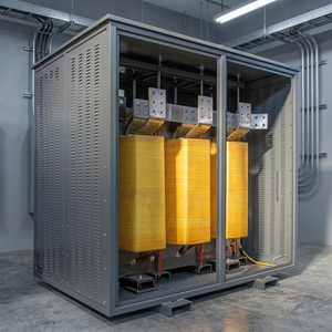 Transformador de potencia Variable grande de 400/400V para sistemas eléctricos estándar Dyn11 K13 Cu Ip21 8-800Kva transformador de aislamiento - Product Image 3