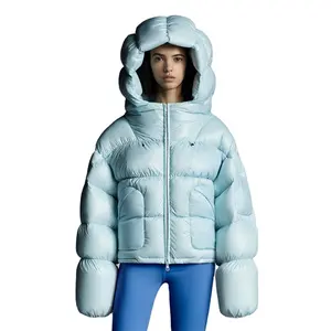 2022 neue Gänse daunen gefüllte Mantel geste ppte Herren Crop Puffer 90/10 Winter warme Jacke