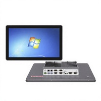 Komputer panel industri tanpa kipas dengan port LAN ganda yang tangguh untuk Kereta Api/Transportasi