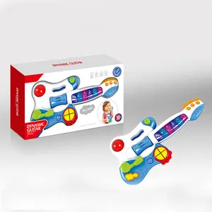 Mignon Design Éducatif Bébé Jouet Bébé Instrument De Musique Jouet Électrique En Plastique Pour Enfants Jouets de Guitare